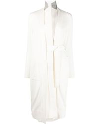 Sacai - Single-breasted Belted Coat - Lyst