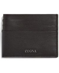 ZEGNA - Leather Card Holder - Lyst