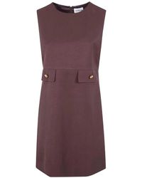 P.A.R.O.S.H. - Buttoned-Pocket Dress - Lyst