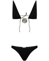 Oséree - Spiral-Plaque Lurex Bikini - Lyst
