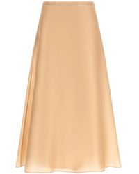 Alberta Ferretti - Flared Midi Skirt - Lyst