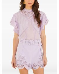 FARM Rio - Blusa Con Diseño Calado - Lyst