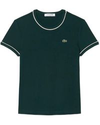 Lacoste - Logo-Patch Short-Sleeve T-Shirt - Lyst