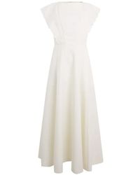 Philosophy Di Lorenzo Serafini - Scalloped Sleeveless Midi Dress - Lyst