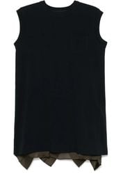 Sacai - Abito Corto Con Inserti - Lyst