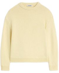 Jil Sander - Ribbed-Knit Oversized Sweater - Lyst