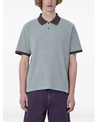 Carhartt - Striped Cotton Polo Shirt - Lyst