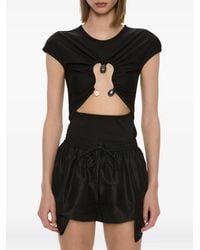 Christopher Esber - Hiero Crystal Capped T-Shirt - Lyst