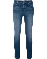 J Brand Jean crop - Bleu