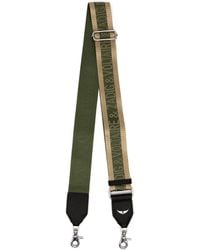 Zadig & Voltaire - Glitter Logo Bag Strap - Lyst