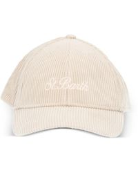 MC2 Saint Barth - Corduroy Logo-Embroidered Cap - Lyst