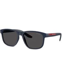 Prada Linea Rossa - Square-Frame Sunglasses - Lyst