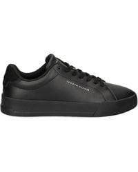 Tommy Hilfiger - Leather Sneakers - Lyst