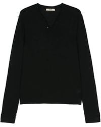 Zadig & Voltaire - Monastir Logo-Debossed Merino Jumper - Lyst