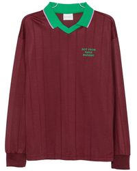 Drole de Monsieur - Slogan Polo Shirt - Lyst