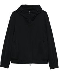 Emporio Armani - Zip-Fastening Hooded Jacket - Lyst