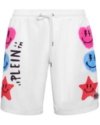 Philipp Plein - Short de bain à imprimé graphique - Lyst