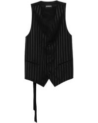 Ann Demeulemeester - Juikko Striped Waistcoat - Lyst