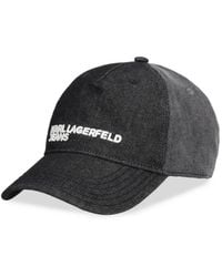 KARL LAGERFELD - Two-Tone Baseball Cap - Lyst