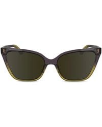 Calvin Klein - Logo-Print Sunglasses - Lyst