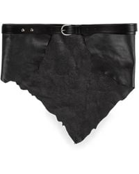 Ann Demeulemeester - Romy Distressed-Finish Belt - Lyst