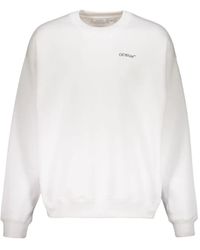 Off-White c/o Virgil Abloh - Long-Sleeve Round-Collar Sweatshirt - Lyst