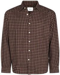 NN07 - Deon Check-Pattern Shirt - Lyst