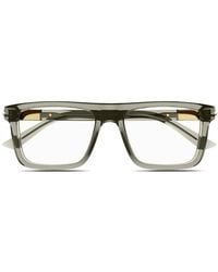 Gucci - Brille Mit Eckigem Gestell - Lyst