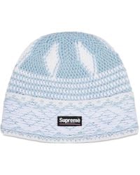 Supreme - Beanie Mit Logo-Patch - Lyst