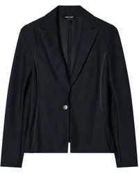 Giorgio Armani - Seam-Detail Single-Breasted Blazer - Lyst