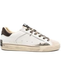 Crime London - Deconstructed Distressed-Effect Leopard-Print Sneakers - Lyst