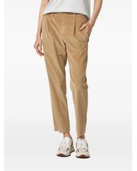 Brunello Cucinelli - Pleated Corduroy Trousers - Lyst