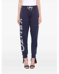 KENZO - Logo-Print Track Pants - Lyst