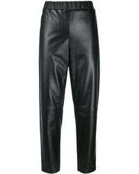 Calvin Klein Pantalones slim capri - Negro