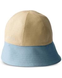 Prada - Chapeau En Toile - Lyst
