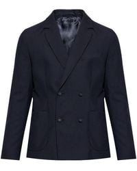 Officine Generale - Blazer Con Doble Botonadura - Lyst