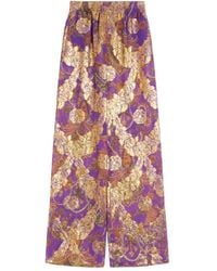Valentino Garavani - Apres L'Hiver Fil-Coupe Trousers - Lyst
