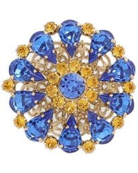 Dolce & Gabbana - Anstecknadel Mit Kristallen - Lyst