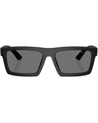 Prada Linea Rossa - Rectangle-Frame Sunglasses - Lyst