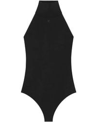 Courreges - Jersey Body Met Halternek - Lyst