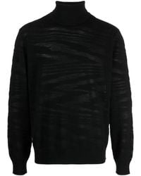Missoni - Contrast-Trim Roll-Neck Jumper - Lyst