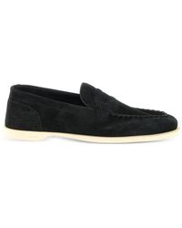 John Lobb - Padded Stitching Loafers - Lyst