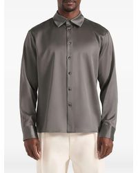 Manière De Voir - Carter Oversized Satin Shirt - Lyst