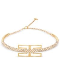 Elisabetta Franchi - Bijoux Brass Necklace - Lyst