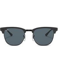 Ray-Ban - Rb3716 Clubmaster Metal Square Sunglasses - Lyst