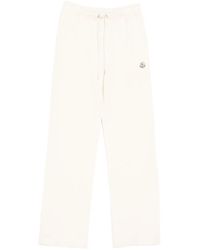 Moncler - Logo-Patched Straight-Leg Trousers - Lyst