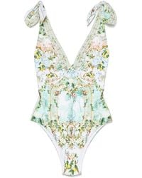CAMILLA - Costume Da Bagno Con Stampa Grafica - Lyst