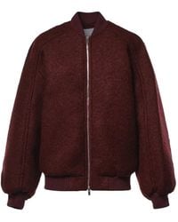 Frankie Shop - Elinor Boucle Oversized Bomber Jacket - Lyst