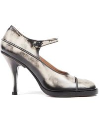 Maison Margiela - 100Mm Bourgeoise Leather Pumps - Lyst