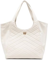 Pinko - Love Birds-Plaque Tote Bag - Lyst